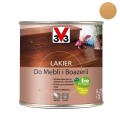 V33 Lakier do mebli i boazerii połysk dąb jasny 250 ml