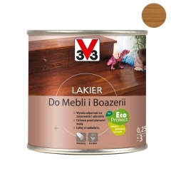 V33 Lakier do mebli i boazerii satyna dąb średni 250 ml