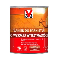 V33 Lakier do parkietu o wysokiej wytrzymałości satyna 750 ml