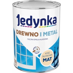 Jedynka Emalia alkidowa do drewna i metalu mat kość słoniowa 900 ml