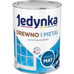 Jedynka Emalia alkidowa do drewna i metalu mat niebieska 900 ml