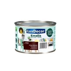 LuxDecor Emalia akrylowa do drewna i metalu połysk gorąca czekolada 400 ml