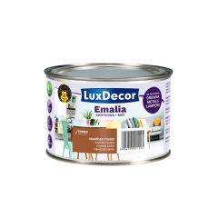 LuxDecor Emalia akrylowa do drewna i metalu mat hawańskie cygaro 400 ml