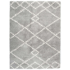 Dywan NOVELLA geo szaro-biały 160 cm x 235 cm