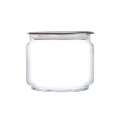 Słoik 0,5 l PLANO szary
