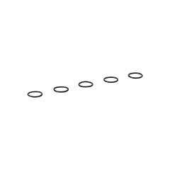 Tycner O-ring głowicy baterii 12 mm 5 sztuk