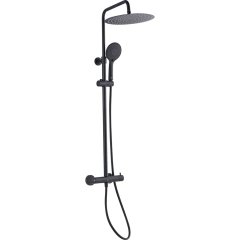 BALIV Zestaw przysznicowy SLIM czarny mat