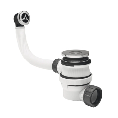 Wirquin Syfon umywalkowy XS-Pure Quick-Clac z przelewem