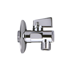 Invena Zawór kulowy z filtrem i metalowym pokrętłem GZ chrom 1/2"x3/4"