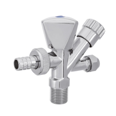 Invena Zawór grzybkowy kombi 1/2" x 3/4" x M10