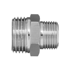 Invena Nypel redukcyjny chrom 3/8" x 1/2"