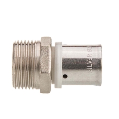 Invena Złączka gwint zew. 20 mm x 3/4"