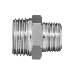 Invena Nypel redukcyjny chrom 1/2"x3/4"
