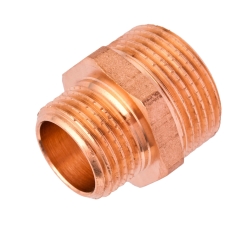 Invena Nypel redukcyjny mosiądz 1/2" x 3/4"