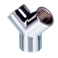 Invena Rozgałęźnik chrom 1/2"