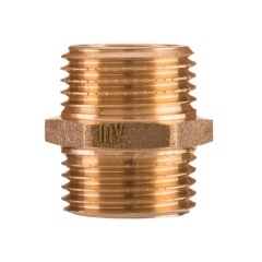 Invena Nypel mosiądz 3/8"