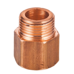 Invena Przedłużka GW/GZ mosiądz 3/8" x 15mm