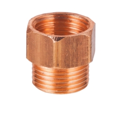 Invena Przedłużka GW/GZ mosiądz 3/8" x 10mm
