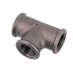 OPAL Trójnik nakrętny B1 NR 25 czarny 1/2"