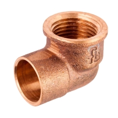 Kolanko nakrętne do lutowania mosiężne 90 st. śr.18 mm x 1/2"