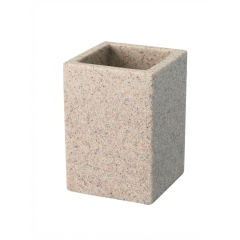 Bisk Kubek kosmetyczny Sand piaskowy