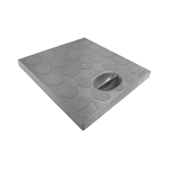 Pokrywa do studzienki 250x250 mm pełna szara