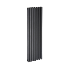 Grzejnik dekoracyjny RING PODWÓJNY ZDC 160X41 grafit LUXRAD