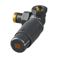 Zestaw termostatyczny 3/4" prawy RAL 7016 LUXRAD