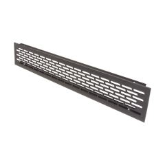 Kratka wentylacyjna do mebli nierdzewna czarna 480x80 mm