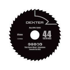 Tarcza do cięcia Metalu HSS 85x15 mm 44T DEXTER