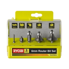 Zestaw frezów do drewna RAKRBS5 5 szt. uchwyt 6 mm RYOBI