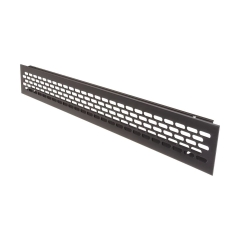 Kratka wentylacyjna do mebli nierdzewna czarna 480x60 mm