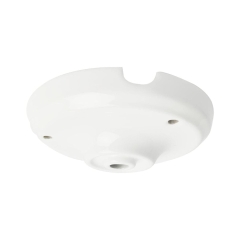 Podsufitka ceramiczna POJEDYNCZA E27 biała LH0501