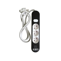 Przedłużacz listwowy z wyłącznikiem 3x2P 2 x USB 1.5 m LEXMAN