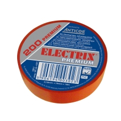 Taśma izolacyjna 19 mm / 18 m czerwona ELECTRIX 200 PREMIUM