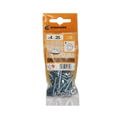 Śruba 4 x 25 mm 15 szt. Standers