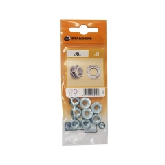 Nakrętka wieńcowa 6 mm 8 szt. Standers