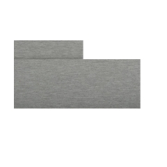 Obrzeże do blatu 38 mm aluminium jasne 040L 2 szt. Biuro Styl