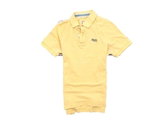 I Superdry Mens Polo Shirt Cotton Yellow size *S*