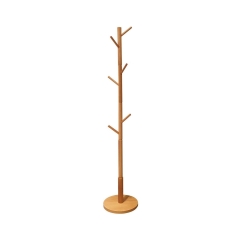 Wieszak na ubrania drewniany 173 cm Twist drewno naturalne