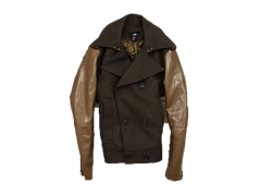*O H&M Womens Wool Jacket Double Breasted 48