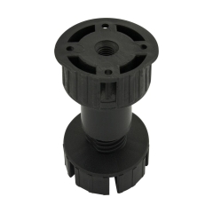 Nóżka meblowa regulowana czarna 6 cm