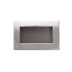 Kratka kominkowa 11 x 17 cm Stal szczotkowana NORDFLAM