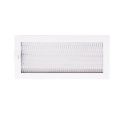 Kratka kominkowa 17x37 cm z żaluzją Biała Nordflam