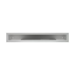 Kratka kominkowa LUFT 40 x 7,2 cm biały