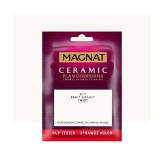 Tester farby Magnat Plamoodporna Biały granit 30 ml