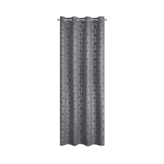 Zasłona zaciemniająca Kaja grafitowa 135 x 250 cm na przelotkach