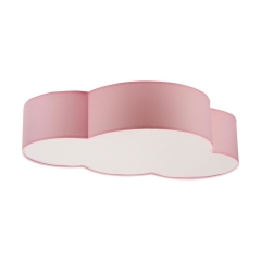 Plafon Cloud różowy 4 x E27 TK Lighting