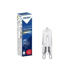 Żarówka halogenowa G9 48 W 740 lm ciepła Kanlux