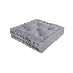 Poduszka na podłogę Loic szara 40 x 40 x 10 cm Inspire